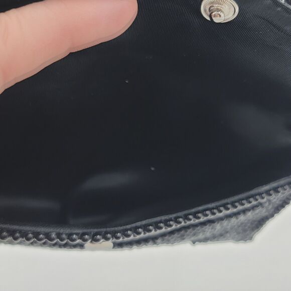 Vintage Midcentury Beaded Clutch Floral Evening Envelope Bag 30s-50s 7"x 4" - Picture 4 of 7